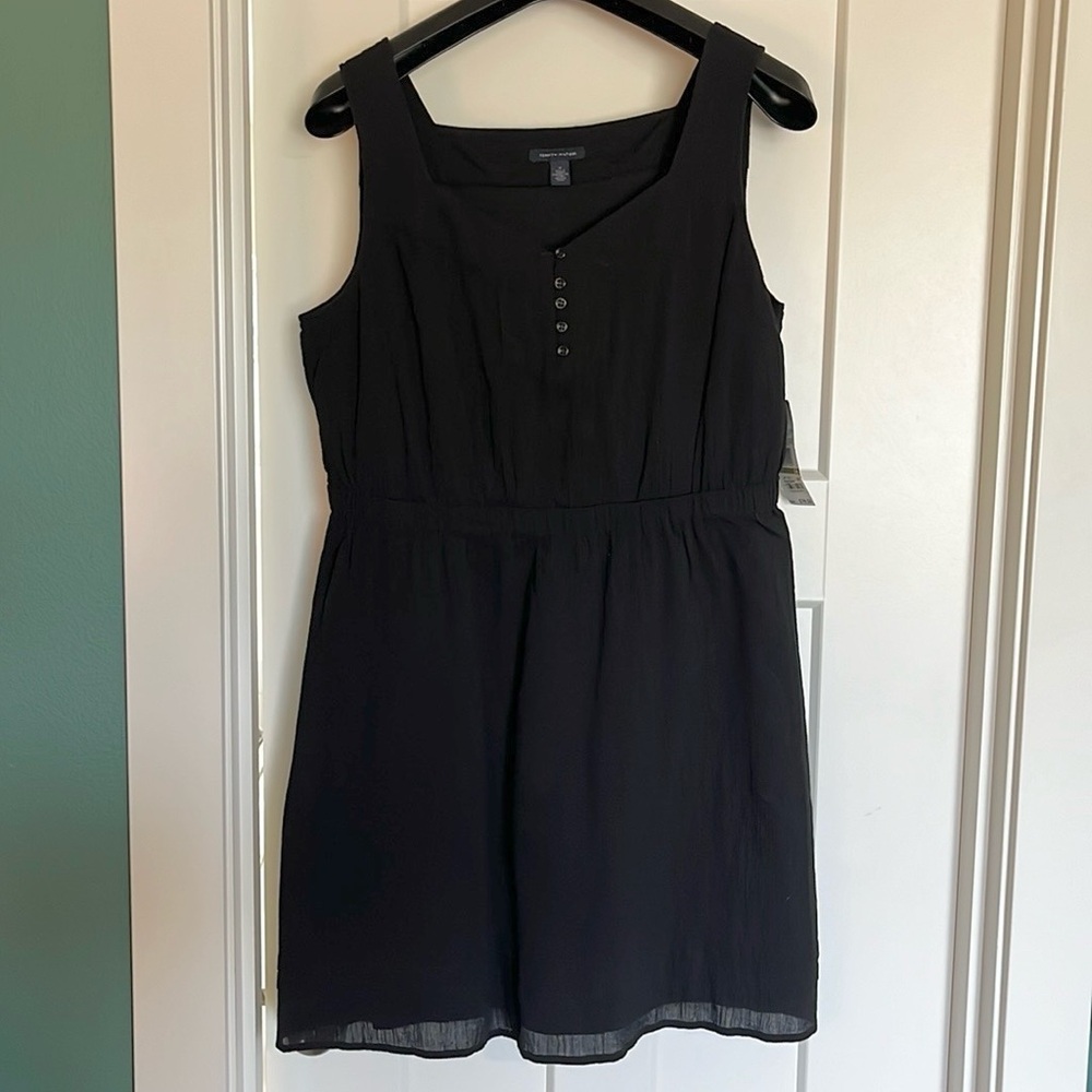BNWT Tommy Holfiger dress. Size 14. Black gauze fabric, fully lined.